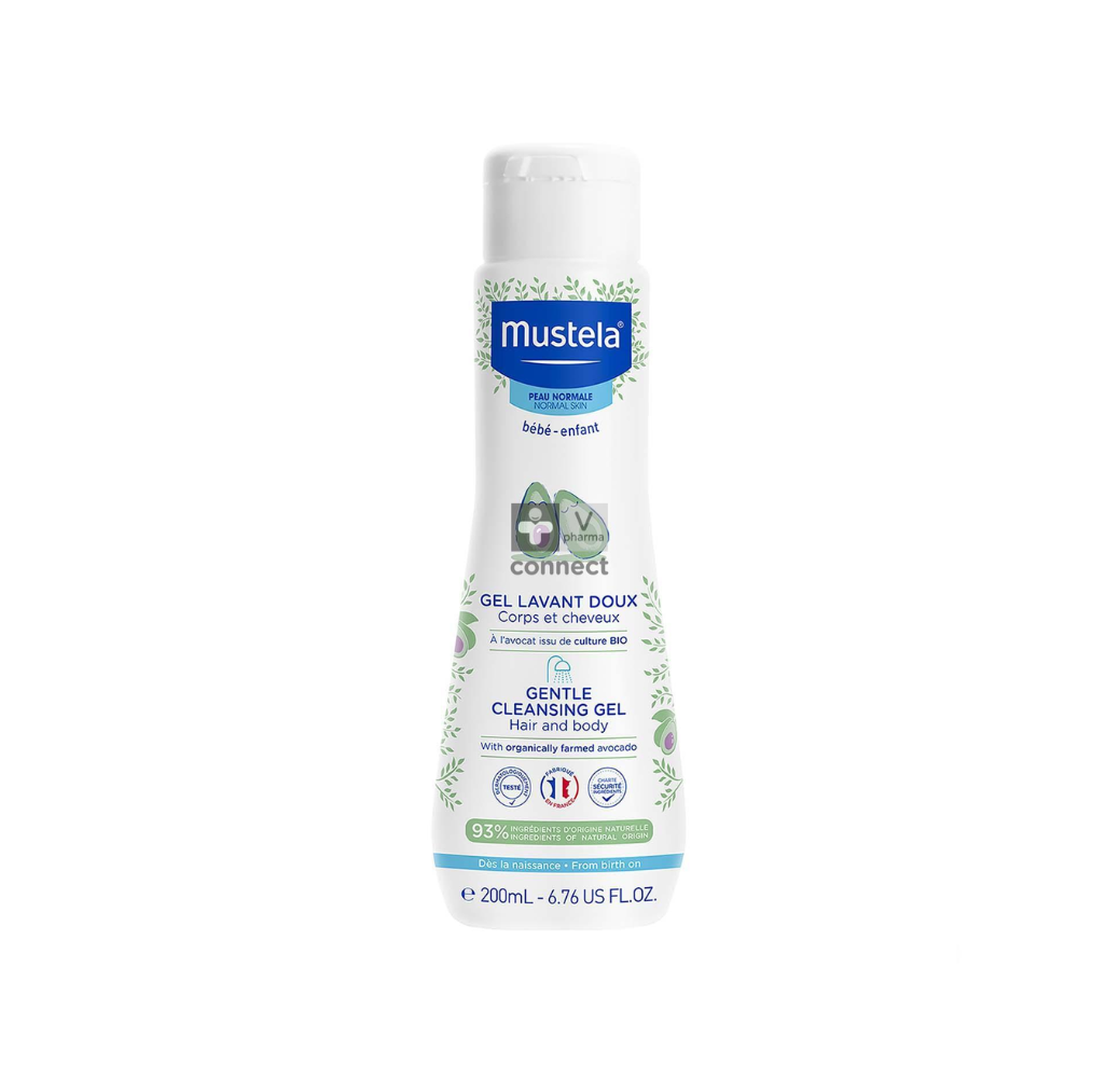 Gel Lavant Doux Corps et Cheveux 200ml – Mustela