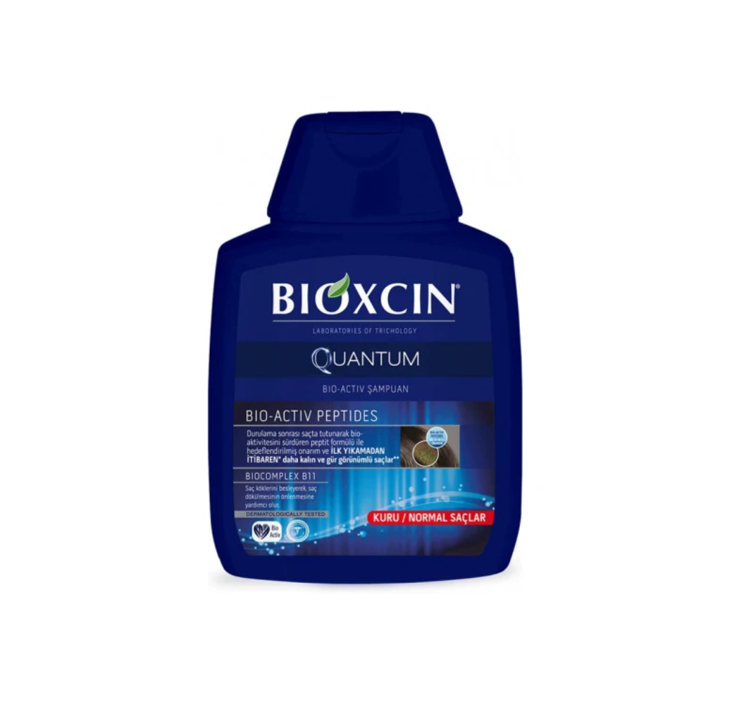 Quantum shampooing aux herbes Anti-Chute Bio pour Cheveux Normaux 300ml – BIOXCIN