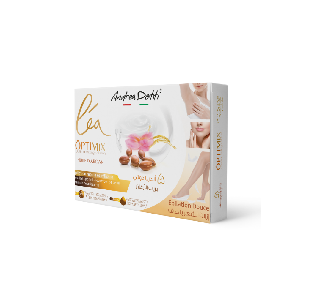 Poudre d’épilatoire Léa Optimix à l’huile d’argan - Andrea Dotti