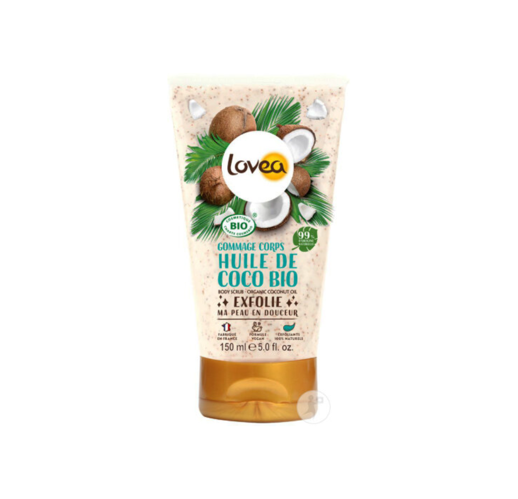 Gommage Corps Huile de Coco Bio 150 ml – Lovea