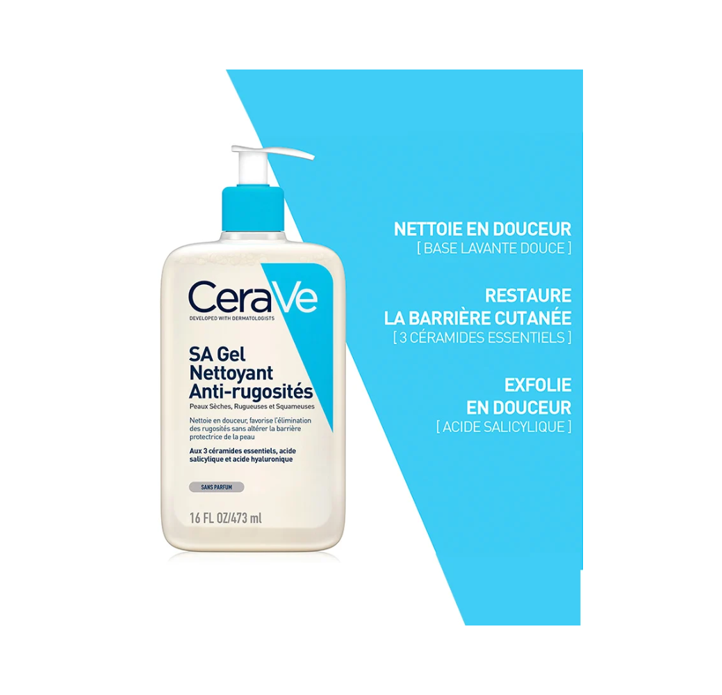 SA Smoothing Cleanser 236ml- Cerave