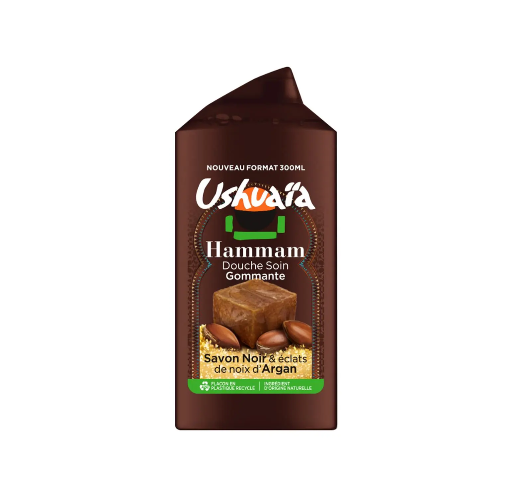 Douche Soin Gommante Savon Noir 300 ml – Ushuaïa