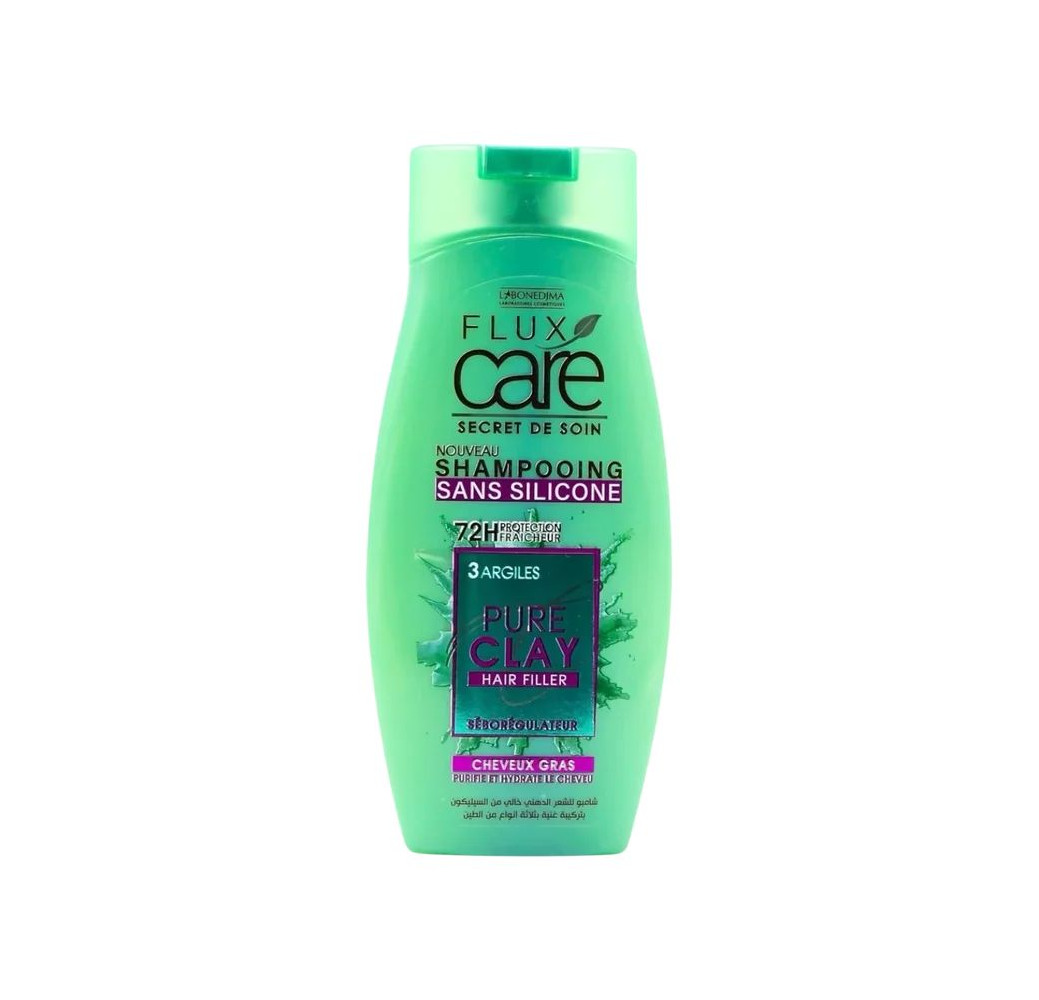 Flux Care – Shampooing Sans Silicone Pure Clay