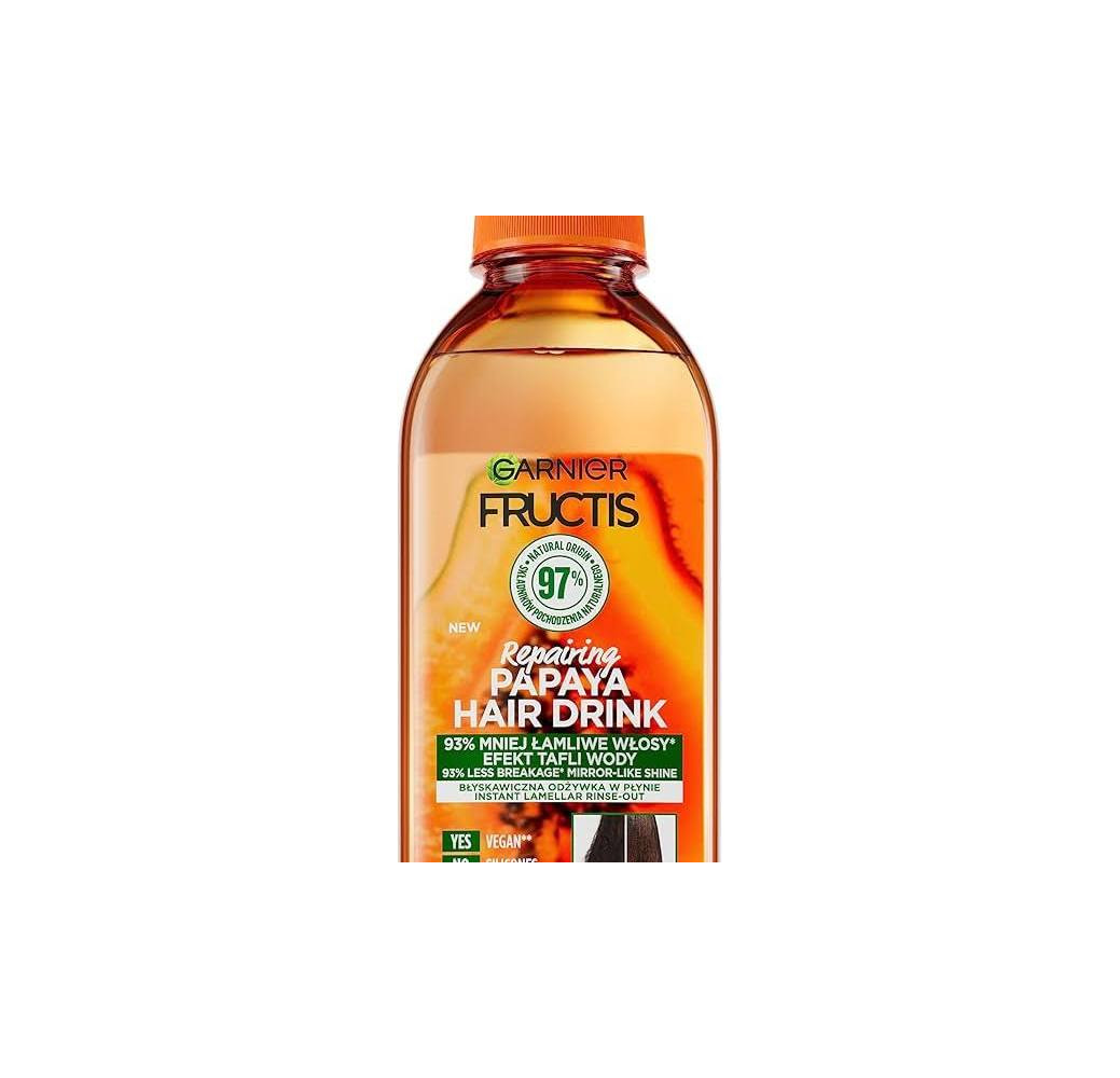 Garnier Fructis Hair Drink Papaya – Soin capillaire liquide réparateur