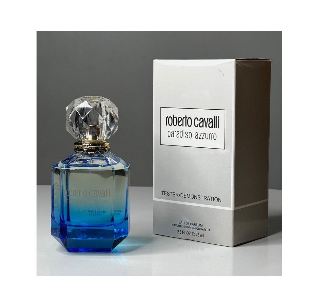 Tester Original Paradiso Azzurro 75ml – Roberto Cavalli