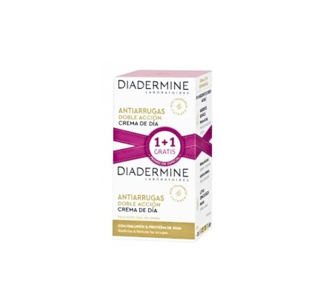 Pack Crème Anti‑Arrugas Doble Acción – Diadermine (2 pièces x 50 ml)