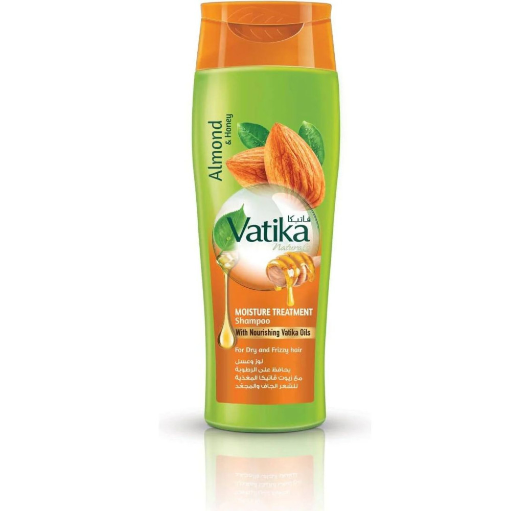  Vatika Naturals — Shampooing Hydratant à l’Amande Douce et au Miel