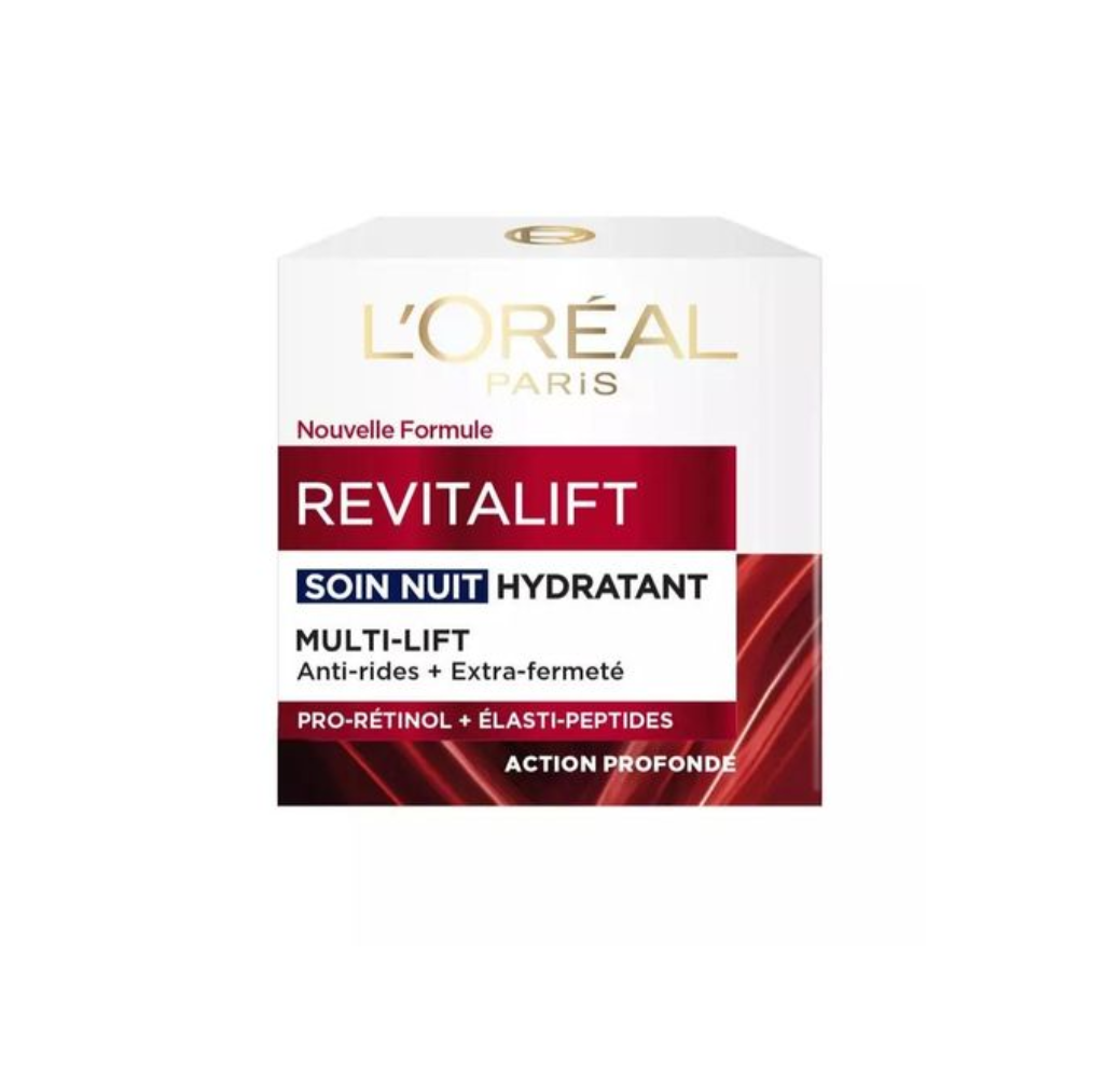 Revitalift Soin Nuit Hydratant Multi-Lift – L’Oréal Paris