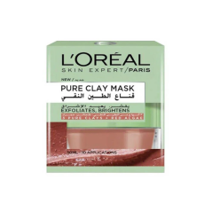 Pure Clay Mask Exfoliates & Brightens – L’Oréal Paris
