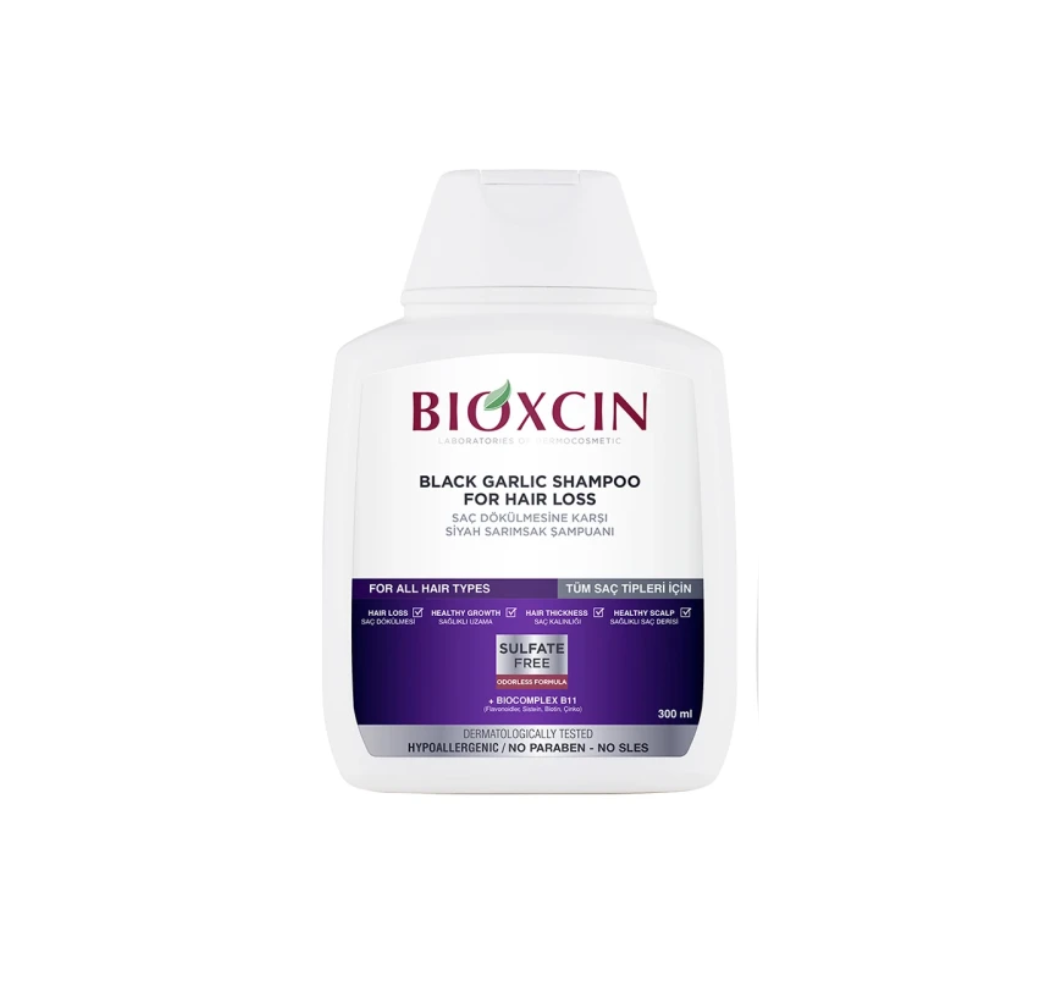Black Garlic Shampoo Sulfate Free 300 ml – Bioxcin