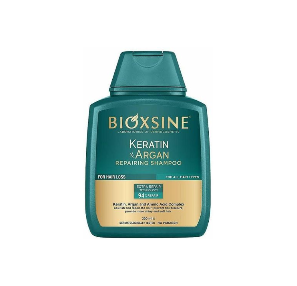 Keratin & Argan Shampoo 300 ml – Bioxcin