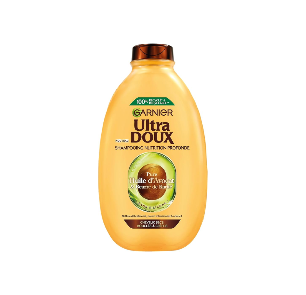 Shampoing Ultra Doux Huile d’Avocat 600 ml – Garnier