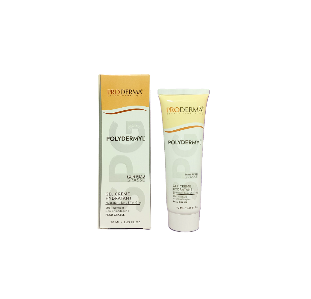 Polydermyl Gel‑Crème Hydratant 50 ml – Proderma